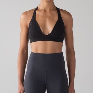 Lululemon All Day Breeze Black sports bra size 8